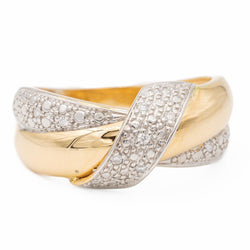 Bague Or jaune Diamant - Castafiore