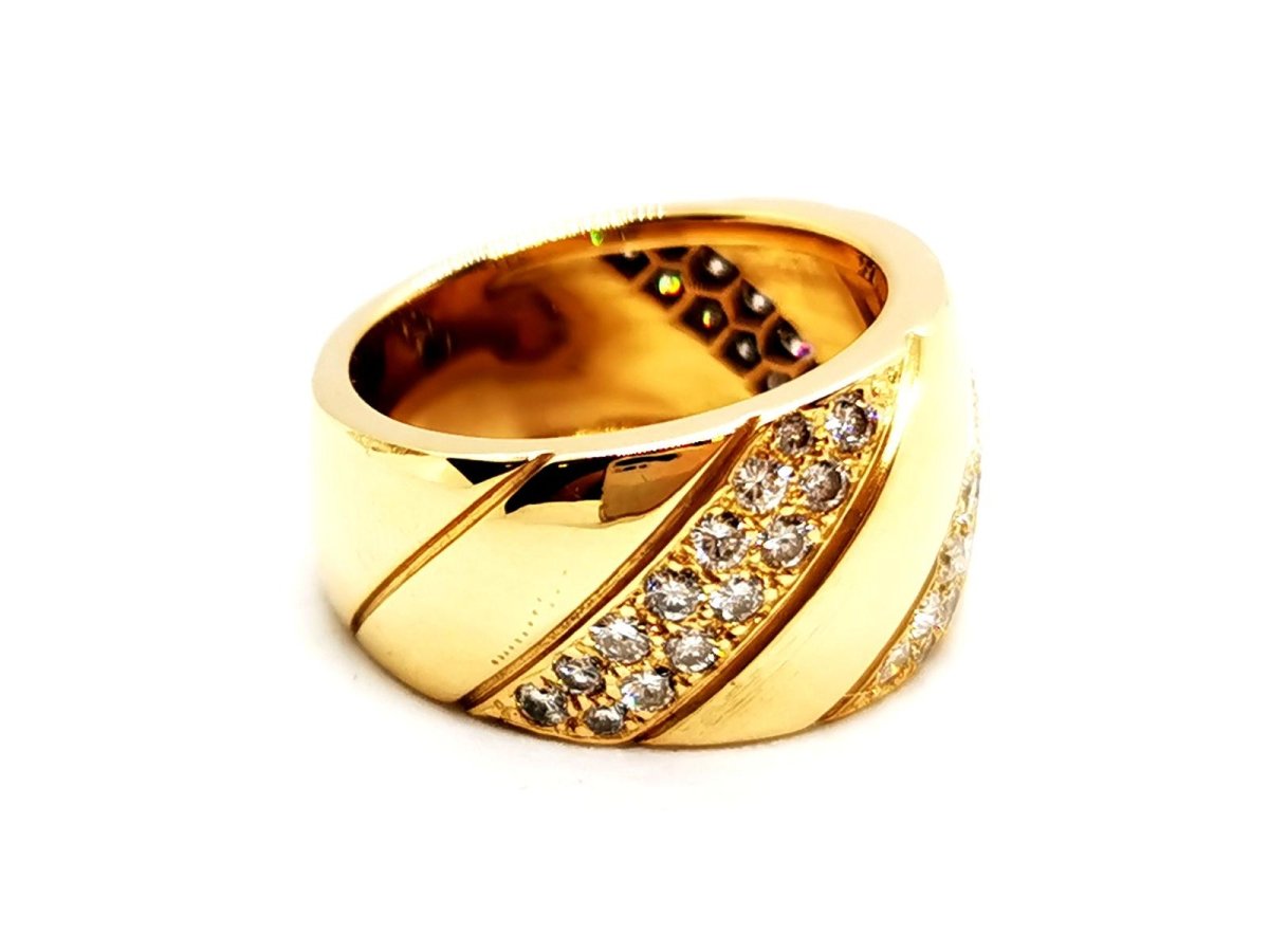 Bague Or jaune Diamant - Castafiore