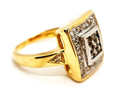Bague Or jaune Diamant - Castafiore