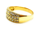 Bague Or jaune Diamant - Castafiore