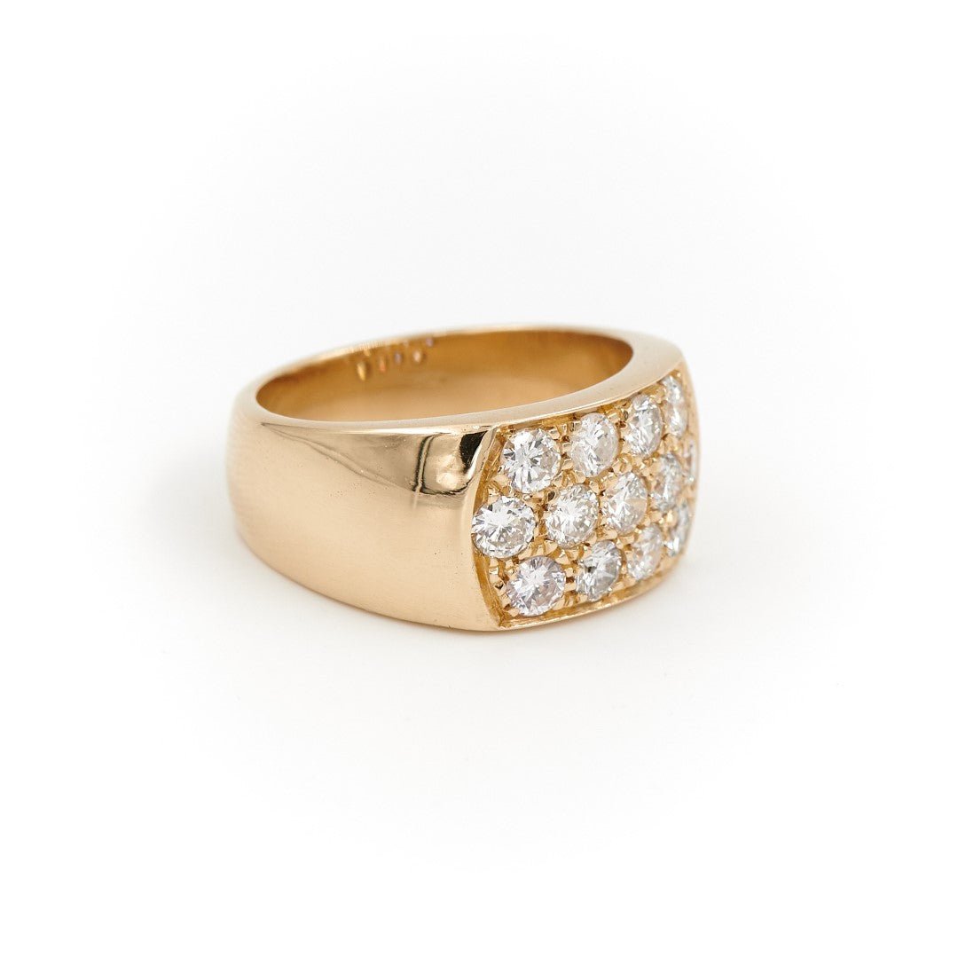 Bague Or jaune Diamant - Castafiore