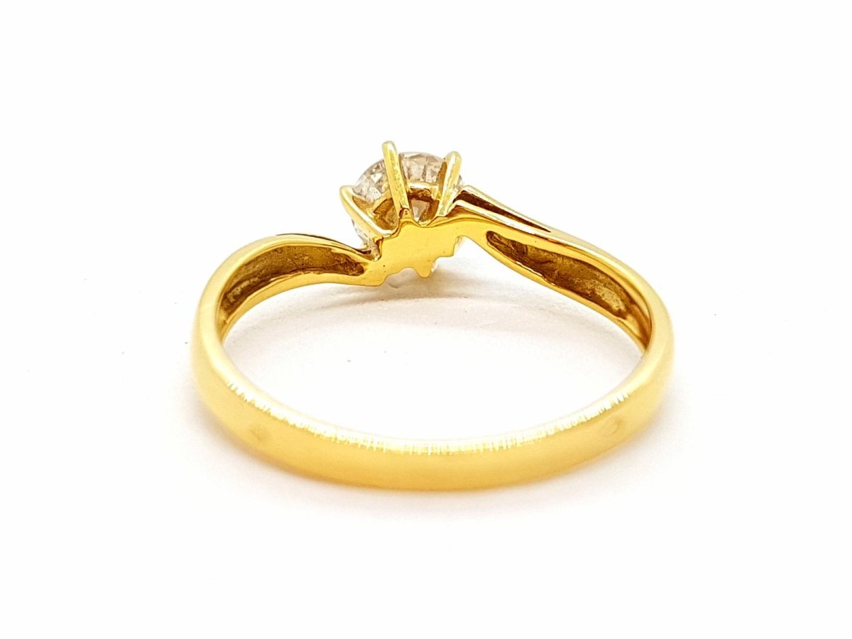 Bague Or jaune Diamant - Castafiore