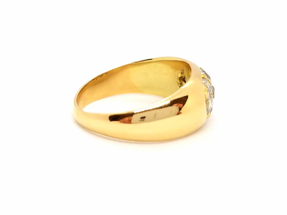 Bague Or jaune Diamant - Castafiore