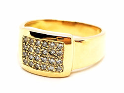 Bague Or jaune Diamant - Castafiore