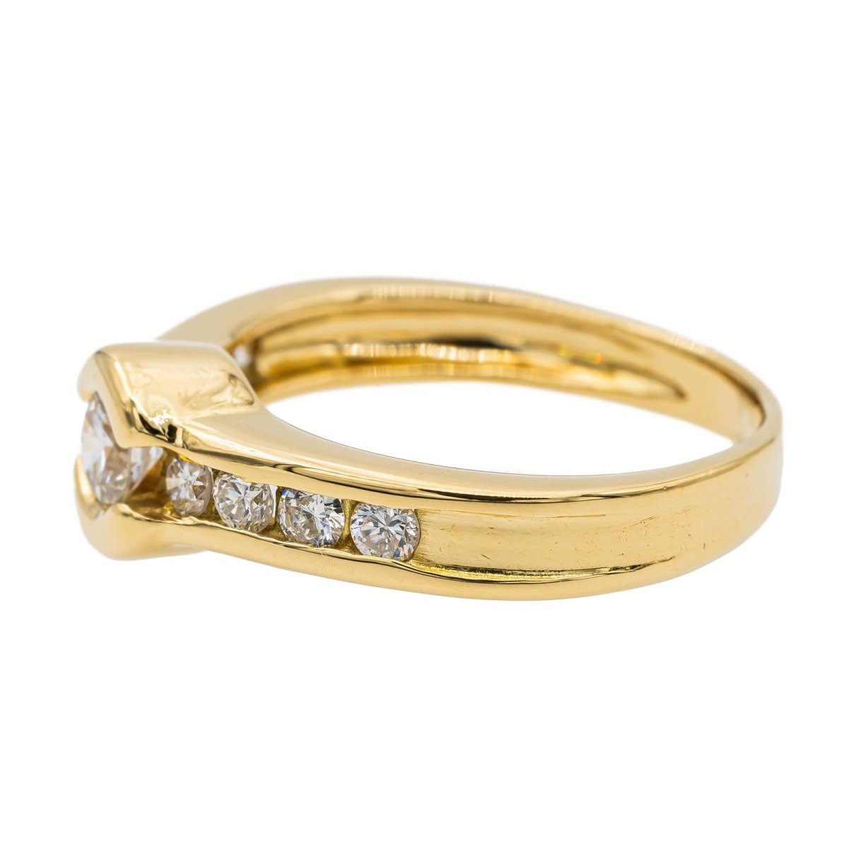 Bague Or jaune Diamant - Castafiore