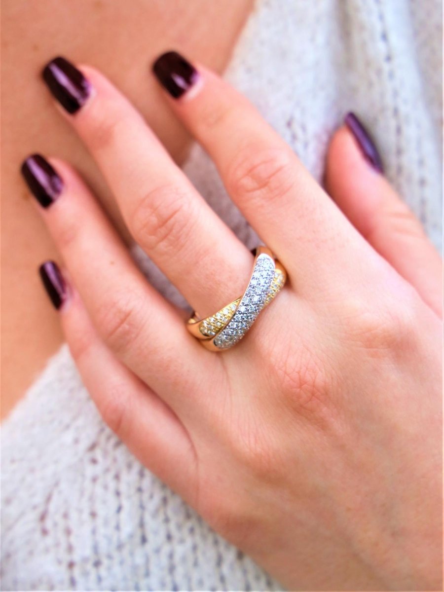 Bague Or jaune Diamant - Castafiore