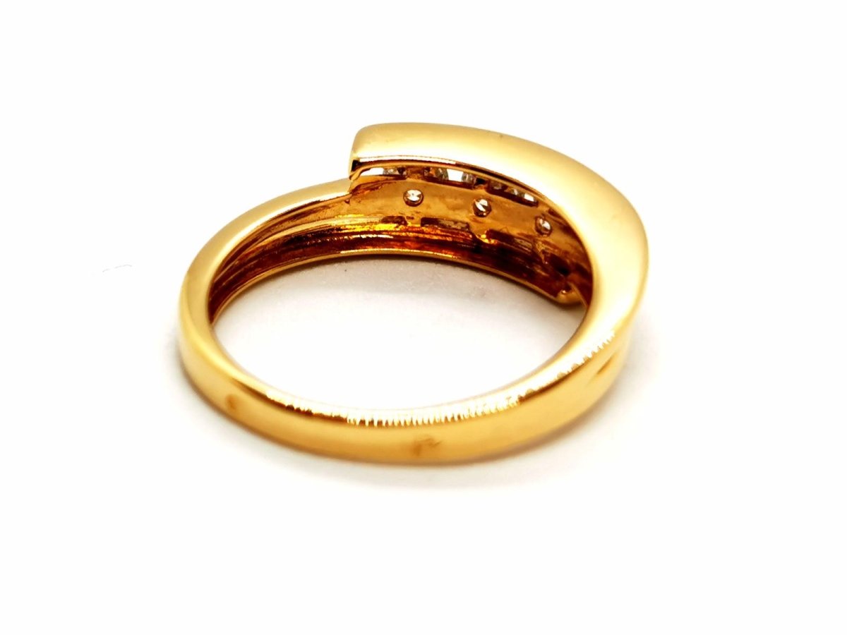 Bague Or jaune Diamant - Castafiore