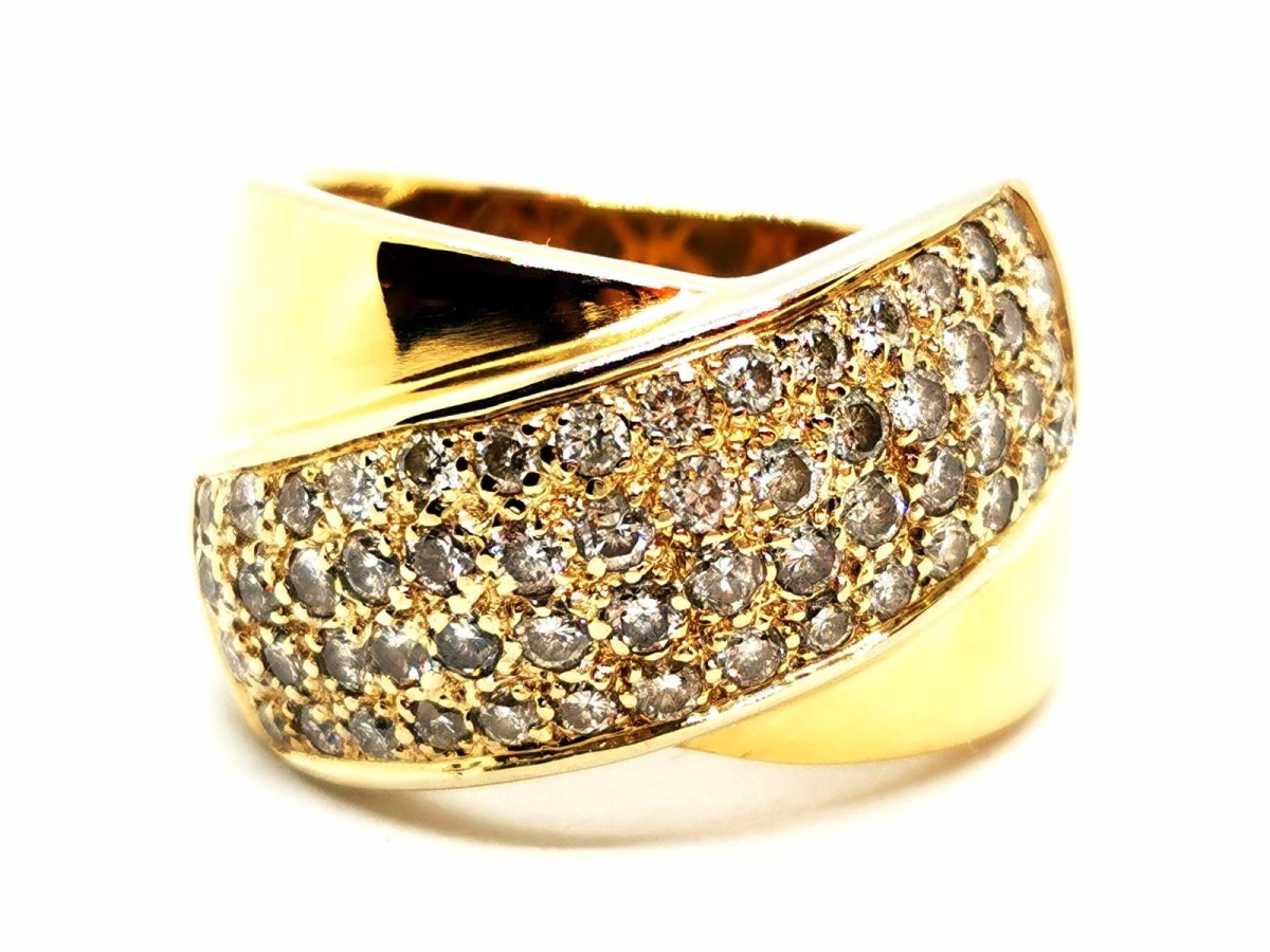 Bague Or jaune Diamant - Castafiore