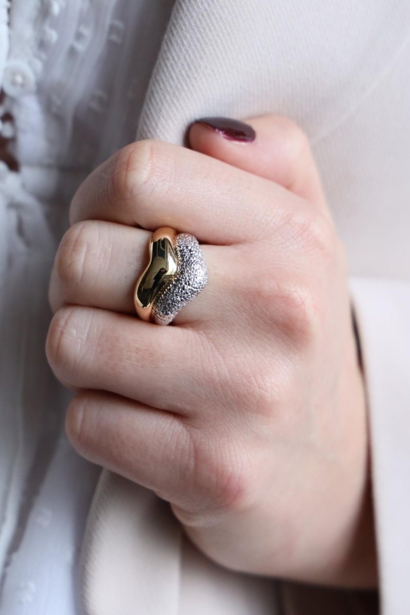 Bague Or jaune Diamant - Castafiore