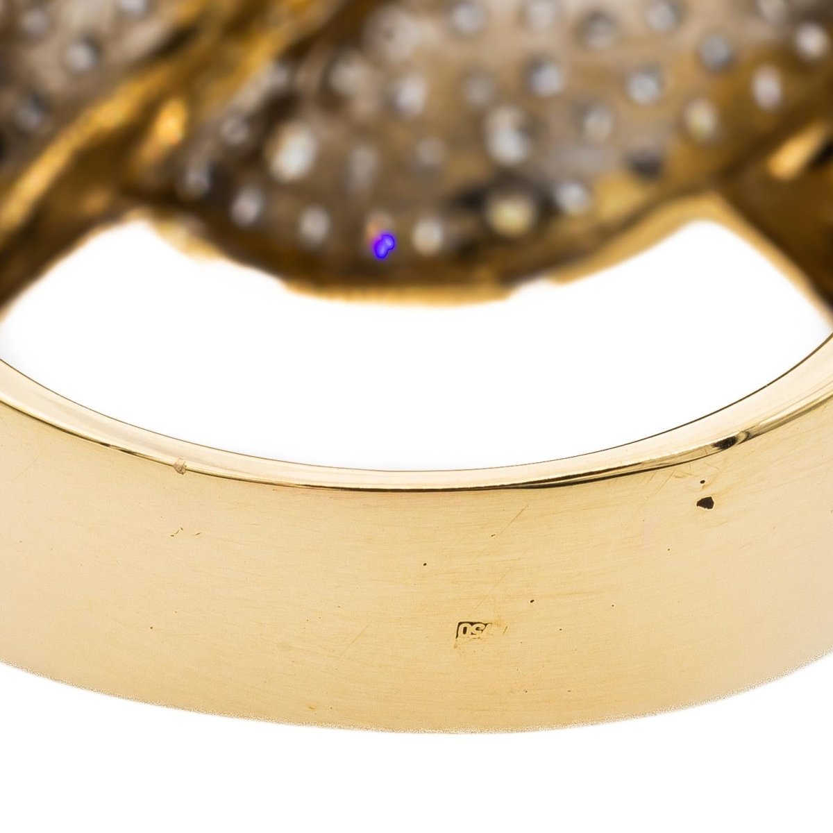 Bague Or jaune Diamant - Castafiore