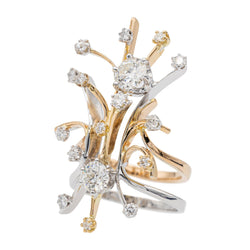 Bague Or jaune Diamant - Castafiore