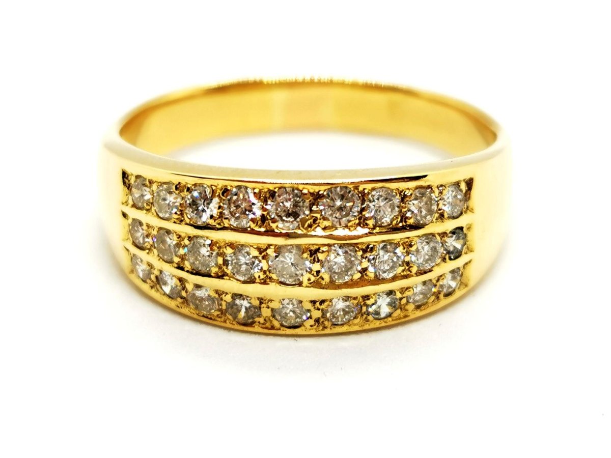 Bague Or jaune Diamant - Castafiore