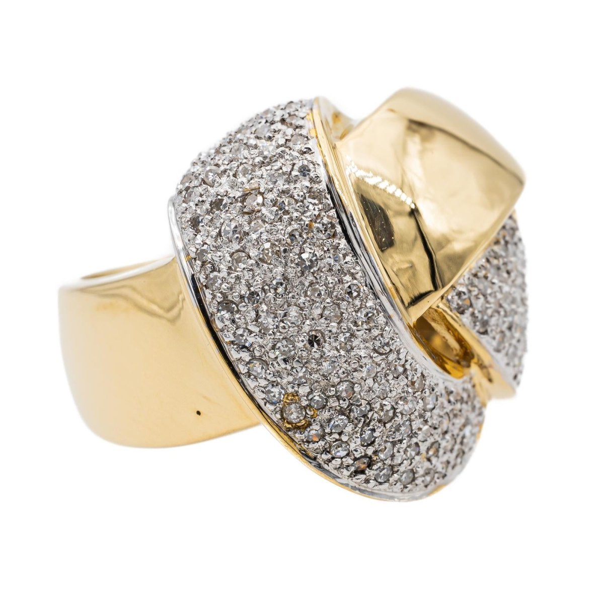Bague Or jaune Diamant - Castafiore