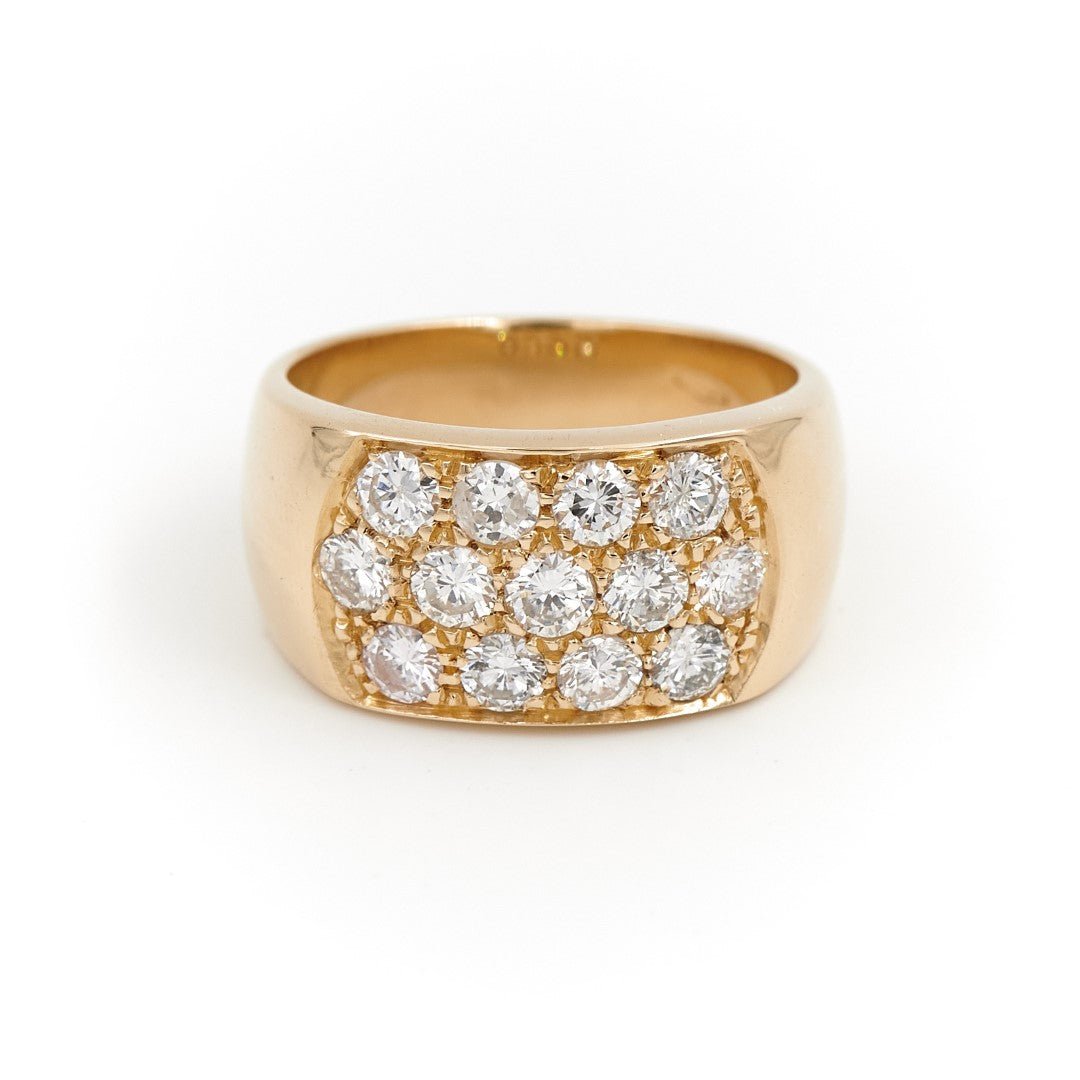 Bague Or jaune Diamant - Castafiore