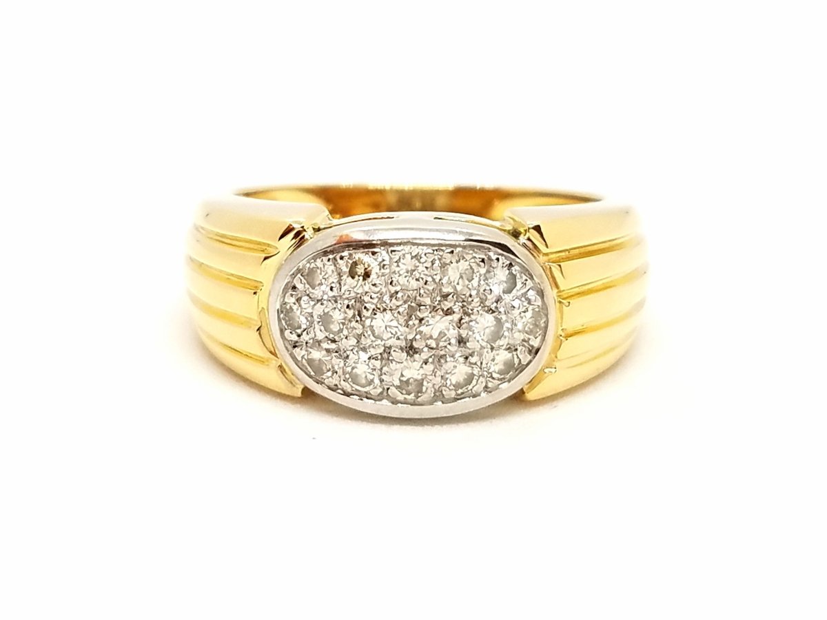Bague Or jaune Diamant - Castafiore