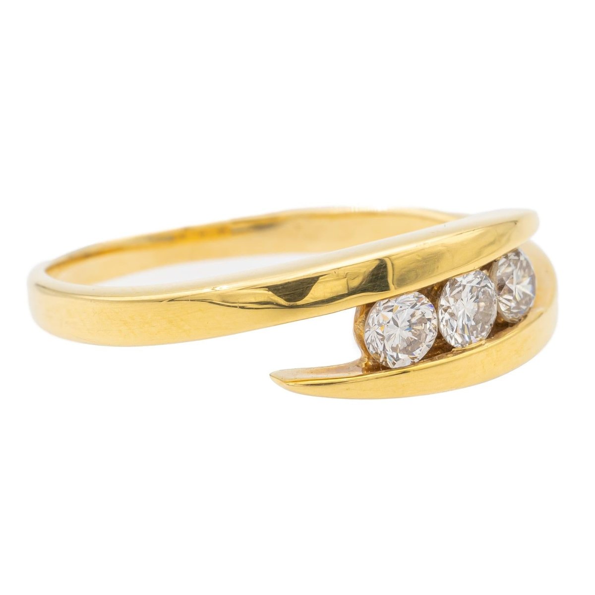 Bague Or jaune Diamant - Castafiore