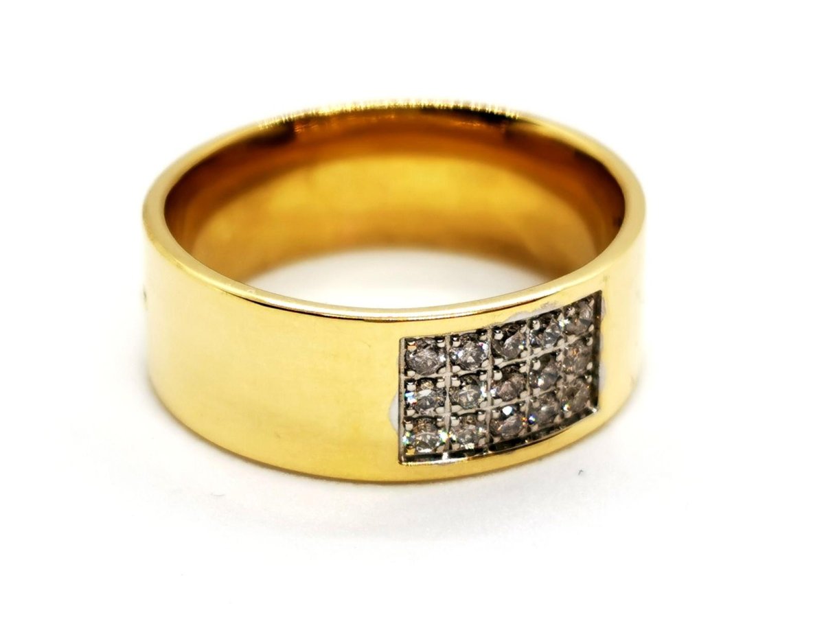 Bague Or jaune Diamant - Castafiore