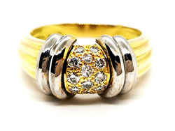 Bague Or jaune Diamant - Castafiore