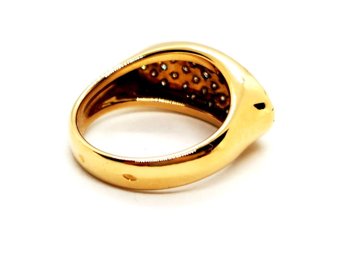 Bague Or jaune Diamant - Castafiore