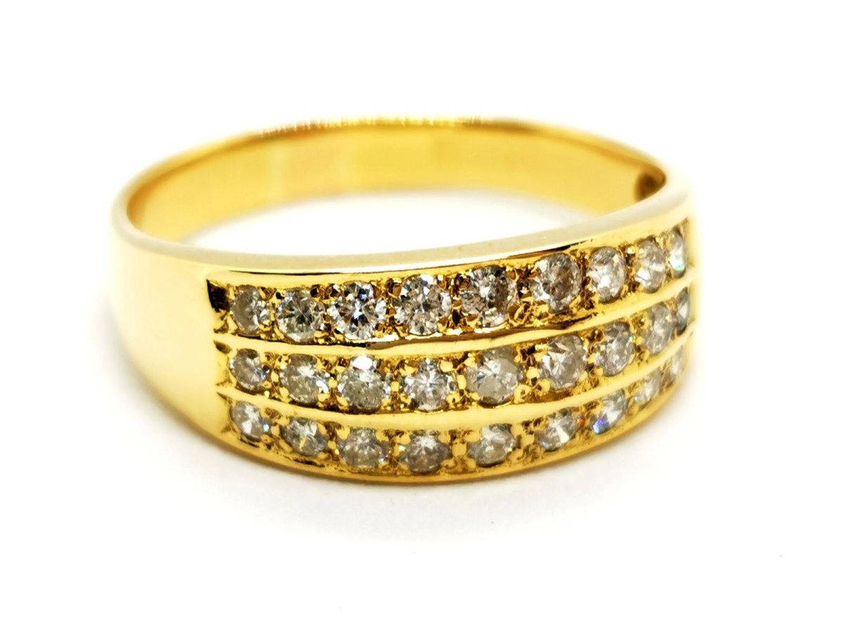 Bague Or jaune Diamant - Castafiore