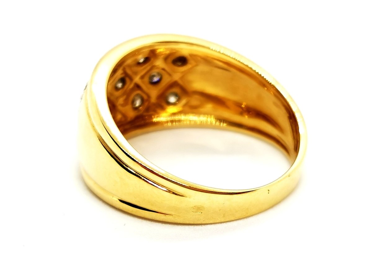 Bague Or jaune Diamants - Castafiore