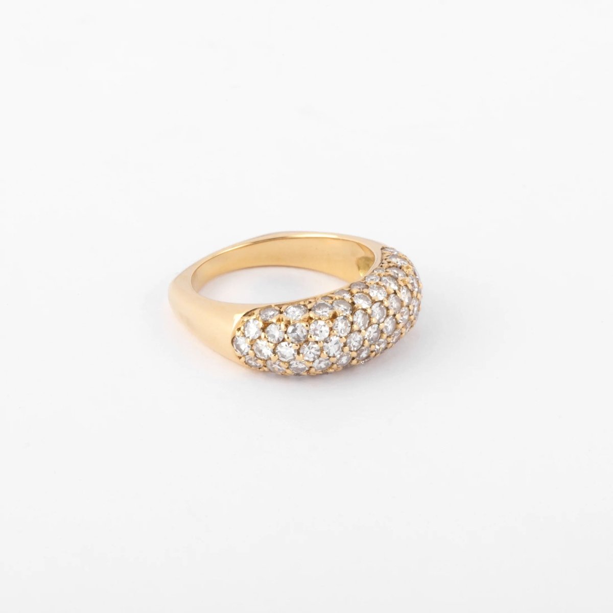 Bague or jaune et diamant - Castafiore