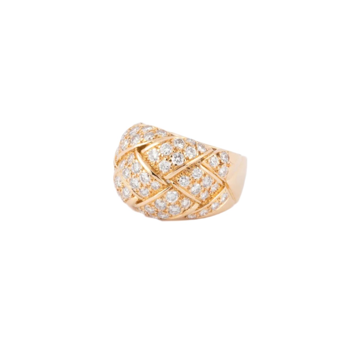 Bague or jaune et diamant de la maison Van Cleef and Arpels - Castafiore