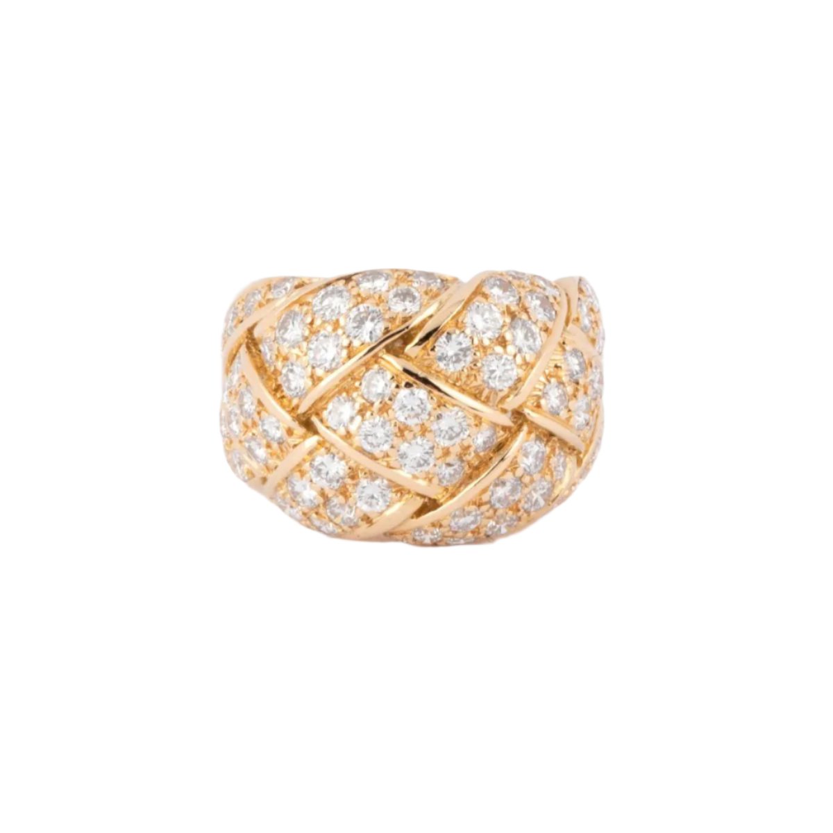 Bague or jaune et diamant de la maison Van Cleef and Arpels - Castafiore