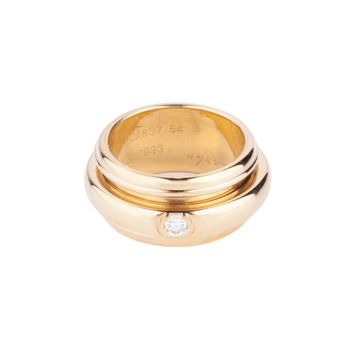 Bague or jaune et diamants de la maison Piaget modèle Possession - Castafiore