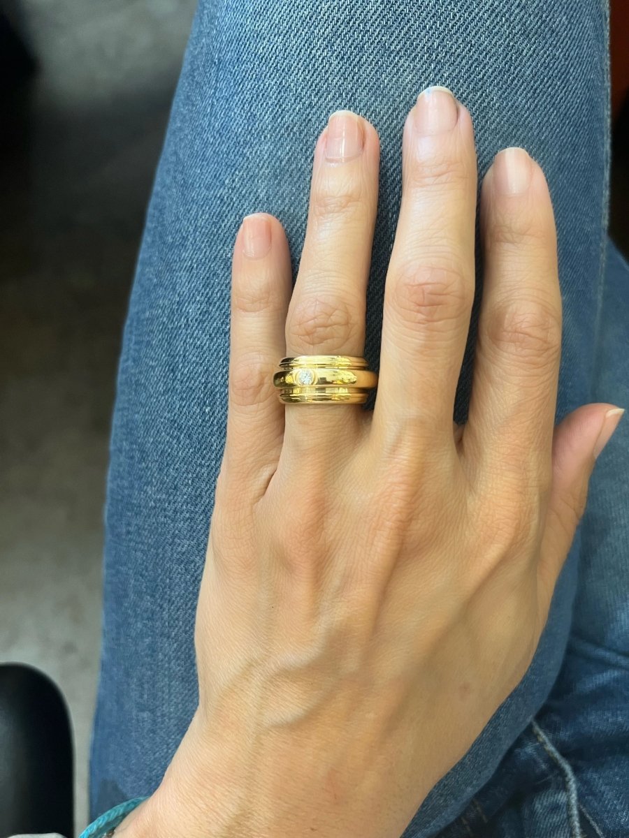 Bague or jaune et diamants de la maison Piaget modèle Possession - Castafiore