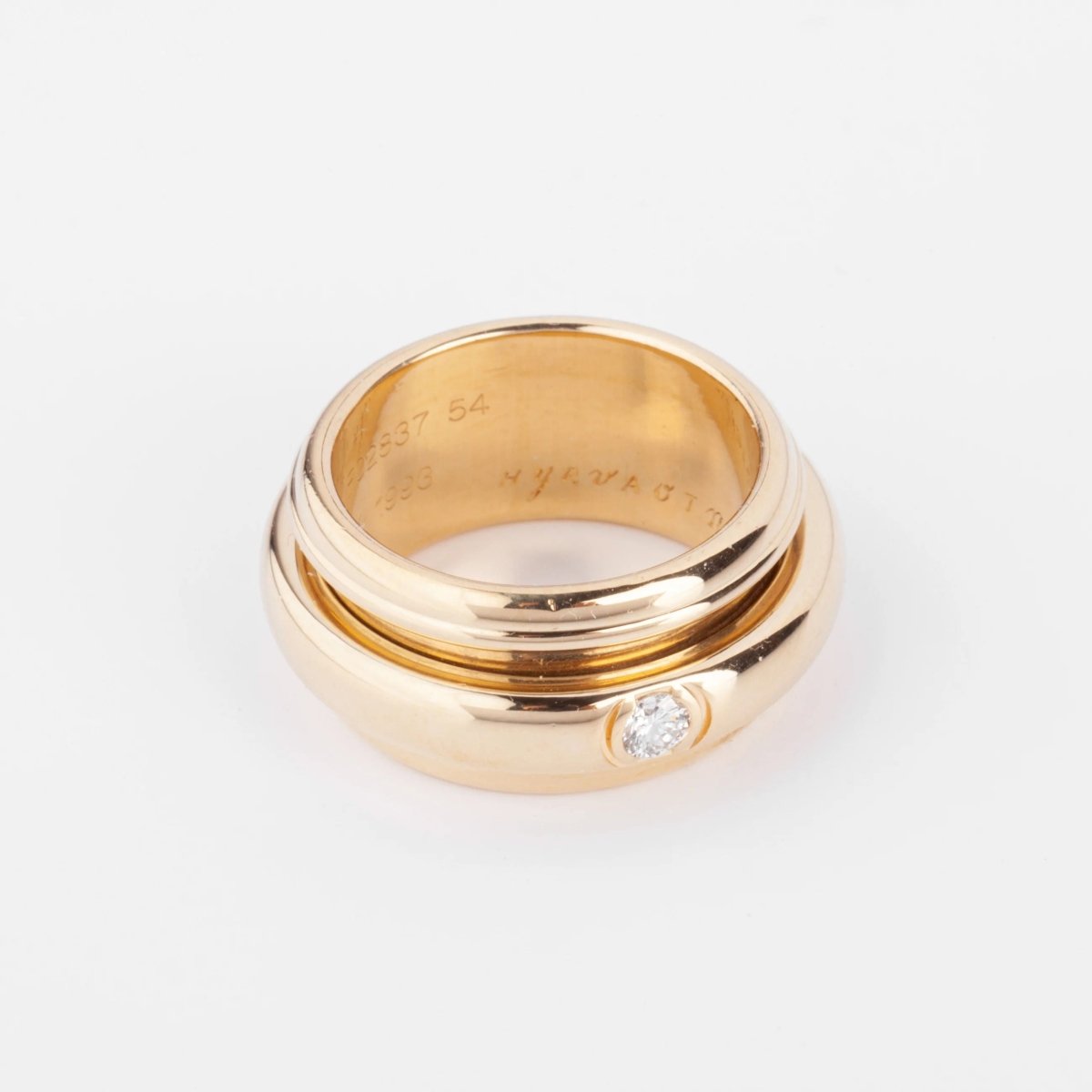 Bague or jaune et diamants de la maison Piaget modèle Possession - Castafiore