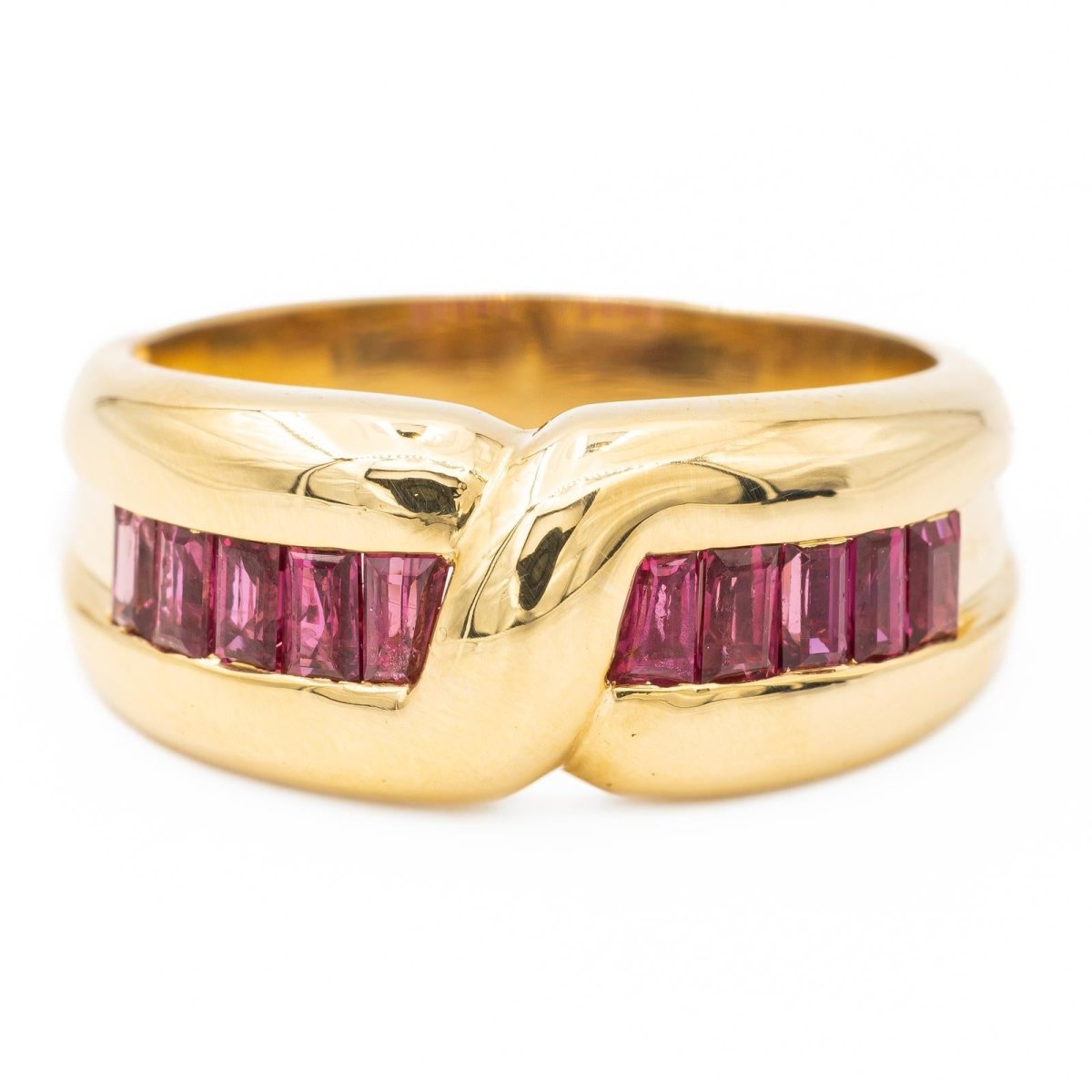 Bague Or jaune Rubis - Castafiore