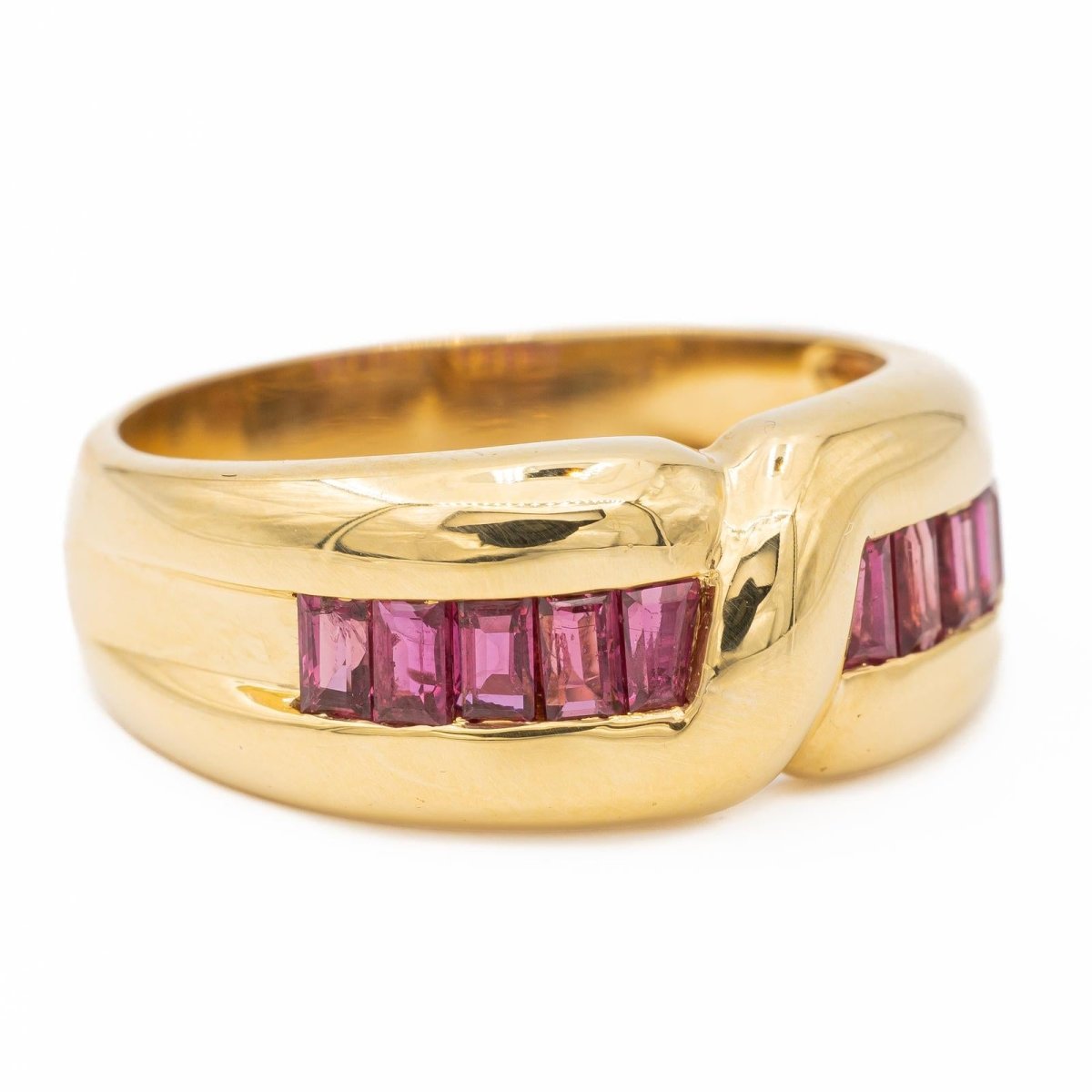 Bague Or jaune Rubis - Castafiore