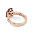 Bague or jaune rubis et diamants princesse - Castafiore