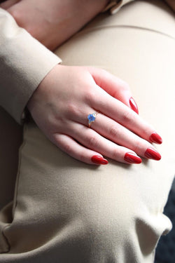 Bague Or jaune Saphir - Castafiore