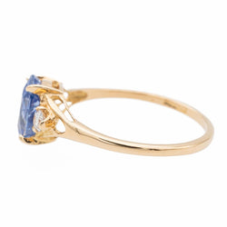 Bague Or jaune Saphir - Castafiore