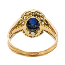 Bague Or jaune Saphir - Castafiore