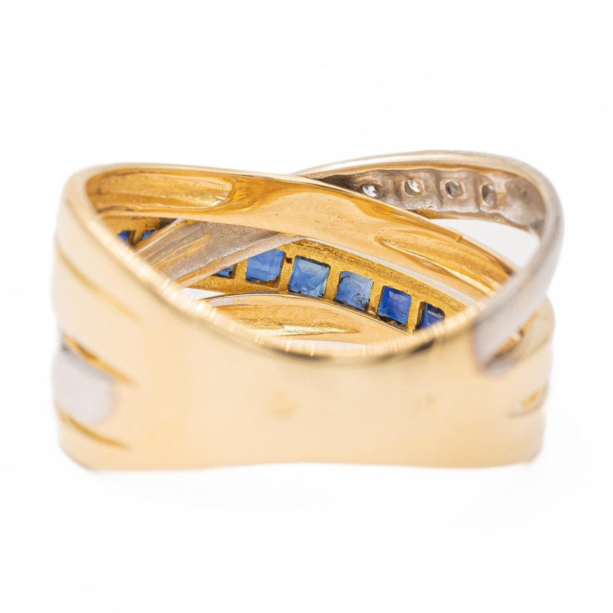 Bague Or jaune Saphir - Castafiore