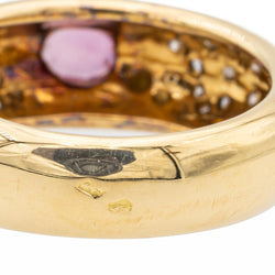 Bague Or jaune Saphir - Castafiore