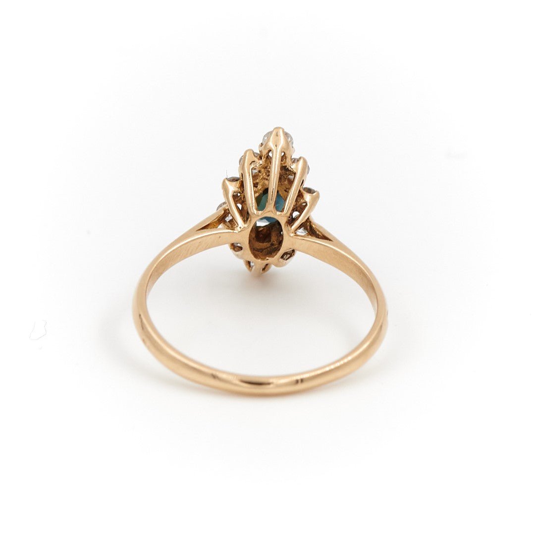 Bague Or jaune Saphir - Castafiore