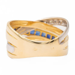 Bague Or jaune Saphir - Castafiore