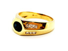 Bague Or jaune Saphir - Castafiore