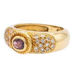 Bague Or jaune Saphir - Castafiore