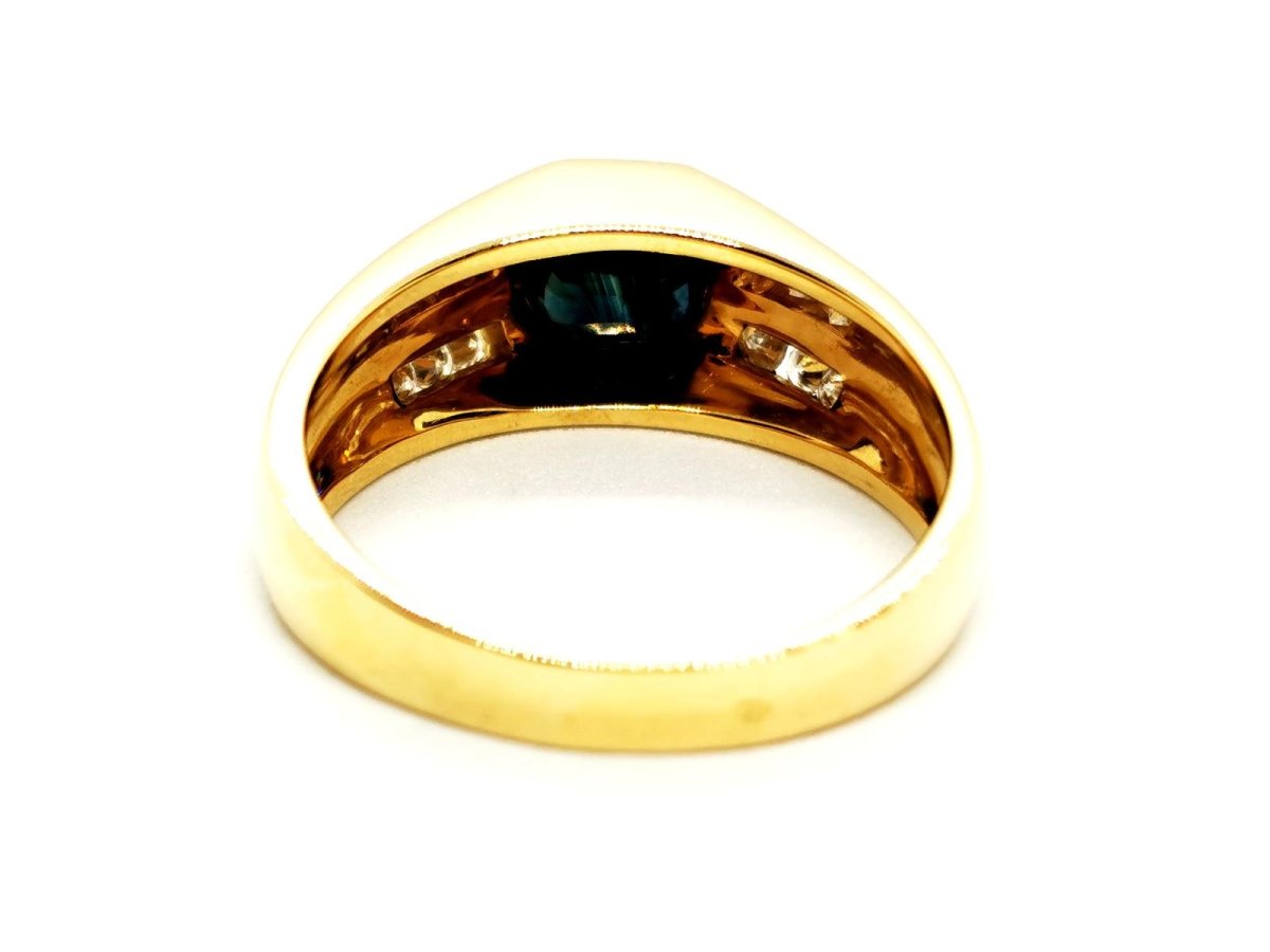 Bague Or jaune Saphir - Castafiore