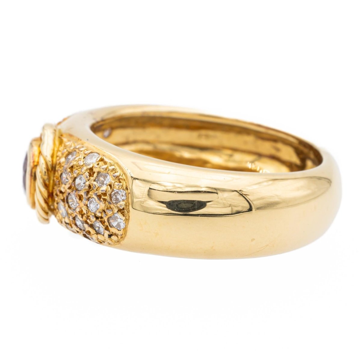 Bague Or jaune Saphir - Castafiore