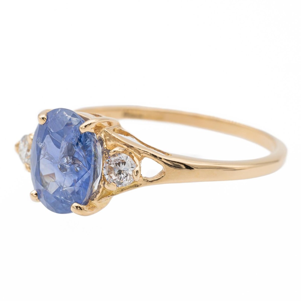 Bague Or jaune Saphir - Castafiore