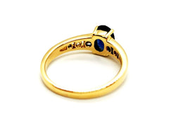 Bague Or jaune Saphir - Castafiore