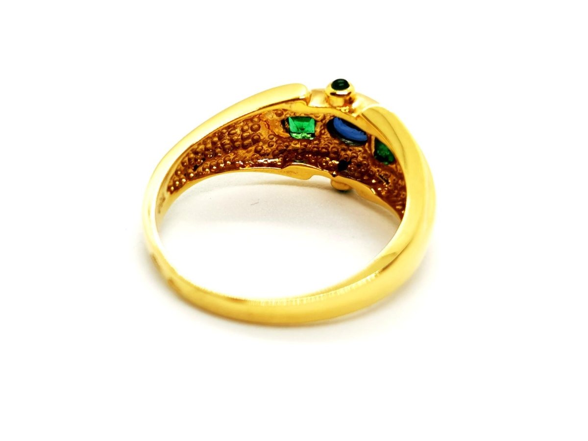 Bague Or jaune Saphir - Castafiore