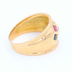 Bague Or jaune Saphir - Castafiore