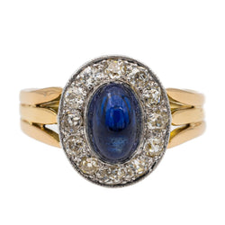 Bague Or jaune Saphir - Castafiore